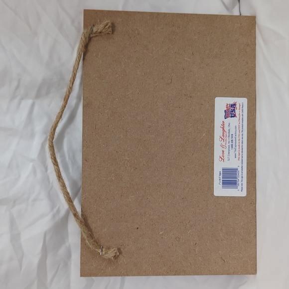 Love and Laughter Wood Plaque Sign - Picture 3 of 4